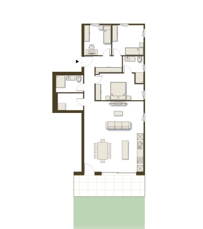 Appartement 12 - niv 2ème étage